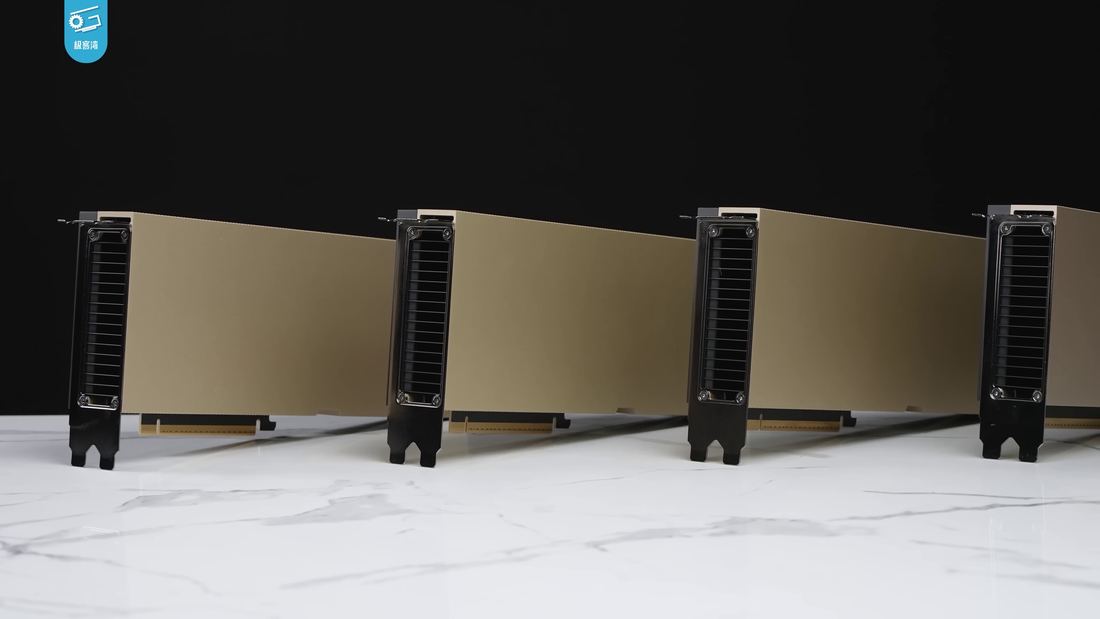 An Nvidia H100 data center accelerator card