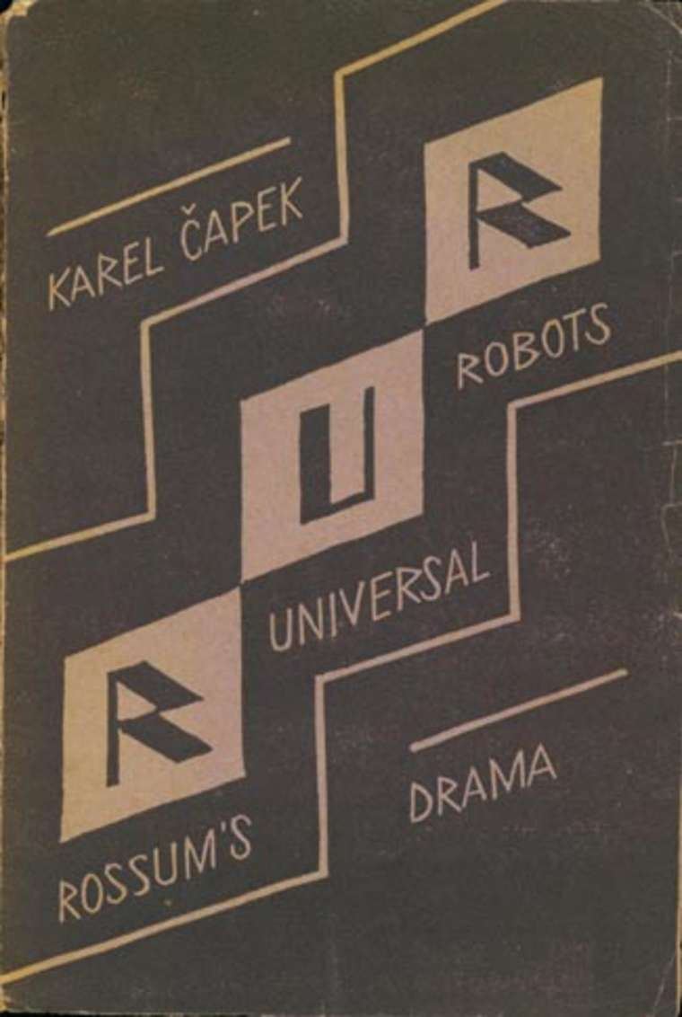 Cover of the first edition of R.U.R., published in 1920